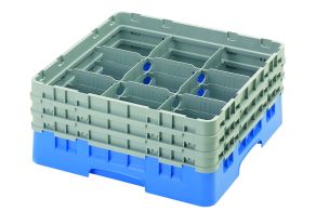 H174mm Blue 9 Compartment Camrack