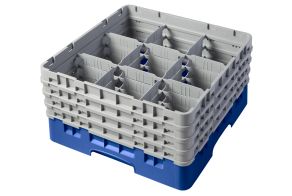 H215mm Blue 9 Compartment Camrack