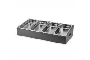 Black Cutlery Bin for Trolley