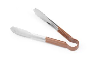 Serving tong HACCP 250 mm, HENDI, Brown, (L)250mm