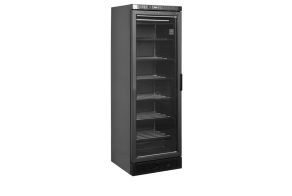 UFSC371G Black L/H Display Freezer, Left Hinged