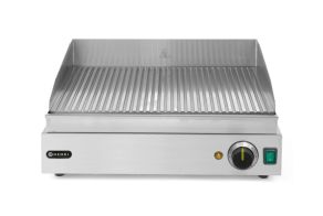 Griddle ribbed, HENDI, Profi Line, entirely ribbed, 230V/2400W, 550x435x(H)245mm