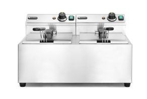 Deep fryer Profi Line, 2 × 8 l, HENDI, Profi Line, 16L, 230V/7000W, 605x460x(H)369mm