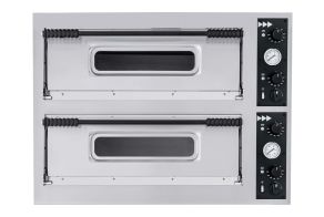 Pizza oven BASIC XXL 66, HENDI, 2 chambers, 400V/18000W, 1365x968x(H)745mm