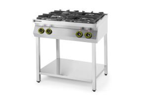 Gas cooker Kitchen Line 4-burner open stand, HENDI, Kitchen Line, 19kW, 800x700x(H)900mm