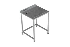 WORKTABLE WITH INTEGRATED DRIP-TRAY 700X650
