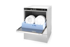 Dishwasher 50x50 - electromechanical control, HENDI, with drain and detergent pump, 400V/6600W, 576x645x(H)837mm