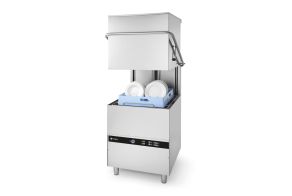 Hood dishwasher 50x50 - electromechanical control, HENDI, with detergent pump, 400V/8600W, 745x903x(H)1406mm