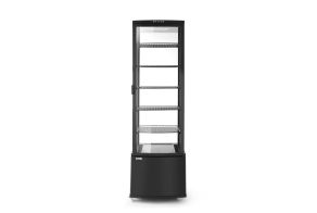Refrigerated display cabinet, 270 l, Arktic, black, Black, 230V/290W, 550x520x(H)1870mm