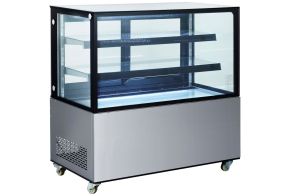 Refrigerated display cabinets with 2 shelves, Arktic, 410L, 230V/490W, 1224x677x(H)1230mm