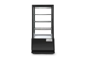Refrigerated display cabinet, 78 l, Arktic, black, 230V/170W, 444x397x(H)940mm