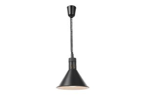 Rise and fall heat lamp conical, HENDI, Black, 230V/250W, ?275x(H)250mm