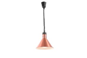 Rise and fall heat lamp conical, HENDI, Copper, 230V/250W, ?275x(H)250mm