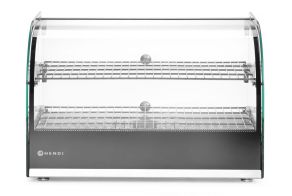 Heated countertop display two levels, HENDI, double level, Black, 220-240V/800W, 554x376x(H)376mm