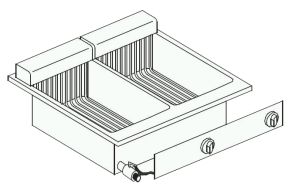 EL. FRYER 2X10 L