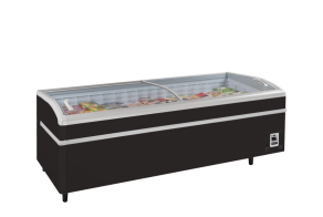 SHALLOW 250B-F Black Supermarket Freezer