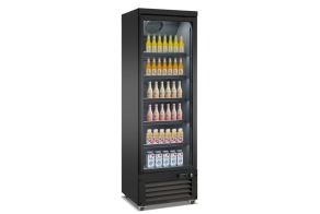 REFRIGERATOR 1 GLASS DOOR BLACK CEB-500R BL