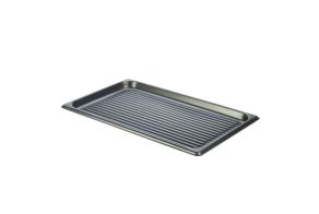 Aluminium 1/1 Non-Stick Coated Ridged Pan