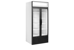 FSC891H 2-door display cooler with canopy