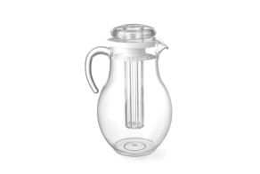 Pitcher with ice tube, HENDI, 3L, ?170x(H)285mm