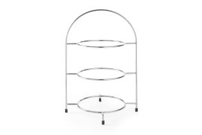 Serving stand for plates, HENDI, plates max. Ø 275 mm, 290x290x(H)440mm