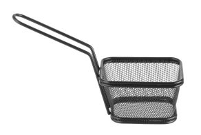 Deep frying basket miniatures stackable black, HENDI, 105x90x(H)60mm