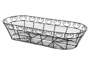 Wire basket deco oblong, HENDI, 385x160x(H)80mm