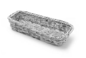 Cutlery basket, HENDI, Light grey, 270x100x(H)45mm