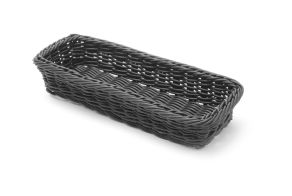 Cutlery basket, HENDI, Black, 270x100x(H)45mm