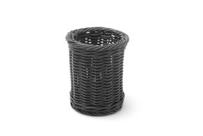 Cutlery basket, HENDI, Black, ?100x(H)120mm