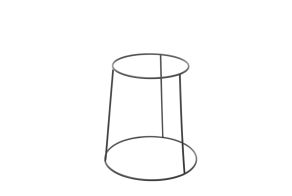 Basket riser, HENDI, ?250x(H)265mm