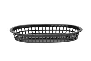 Serving baskets fast food style, HENDI, Black, 6 pcs., 275x175x(H)38mm