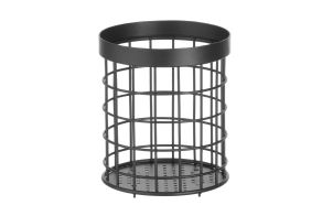 Cutlery basket black, HENDI, ?125x(H)145mm