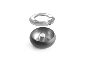 Bowl ashtray black, HENDI, ?105x(H)58mm