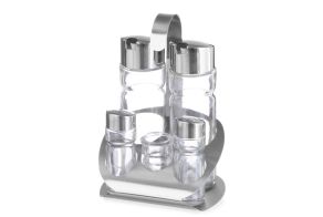 Condiment set, HENDI, 130x110x(H)185mm
