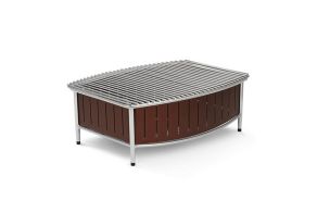 Large Buffet Station Brown