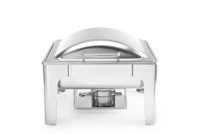 Chafing dish GN 2/3 satin finish, HENDI, Profi Line, 6L, 395x430x(H)290mm