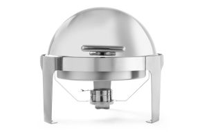 Rolltop-Chafing dish - round, HENDI, 5,6L, 510x540x(H)480mm