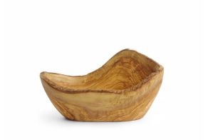 Decorative olive wood bowl, HENDI, 300x190x(H)110mm