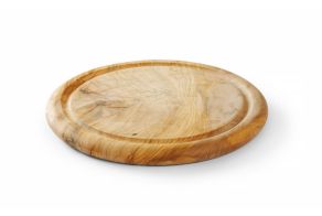 Olive wood serving board, HENDI, ?260x(H)25mm