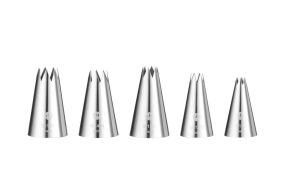 Icing tips - serrated, HENDI, ø6-8-10-12-14