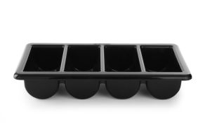 Cutlery tray, HENDI, Black, 530x325x(H)100mm