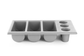 Cutlery tray, HENDI, Light grey, 530x325x(H)105mm