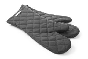 Oven mitts - 2 pcs, HENDI, cotton with flame retardant coating, 2 pcs., (L)380mm
