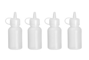 Mini sauce dispenser - set of 4 pcs., HENDI, 0,03L, Transparent, ?30x(H)85mm