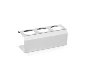 Sauce stand, HENDI, 3 holes ø 50 mm, 209x80x(H)78mm