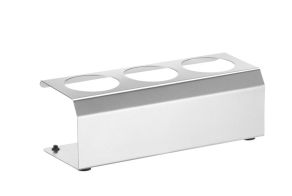 Sauce stand, HENDI, 3 holes ø57 mm, 229x90x(H)78mm