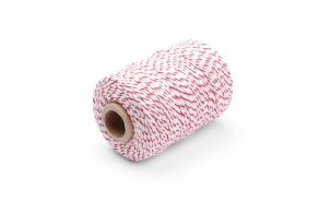 Roulade string red & white, HENDI, 132 m, White