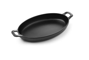 Mini oval pan Little Chef, Fine Dine, Black, 263x140x(H)37mm