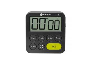 Timer, HENDI, Black, 82x20x(H)88mm